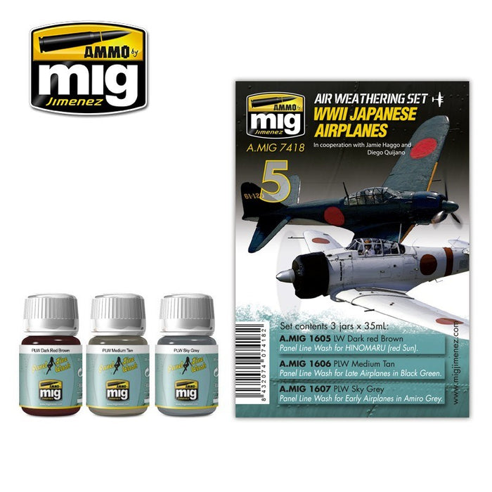 AMMO by Mig Jimenez A.MIG-7418 WW II JAPANESE AIRPLANES