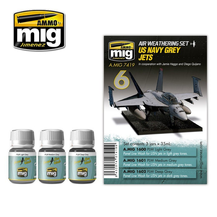 AMMO by Mig Jimenez A.MIG-7419 US NAVY GREY JETS