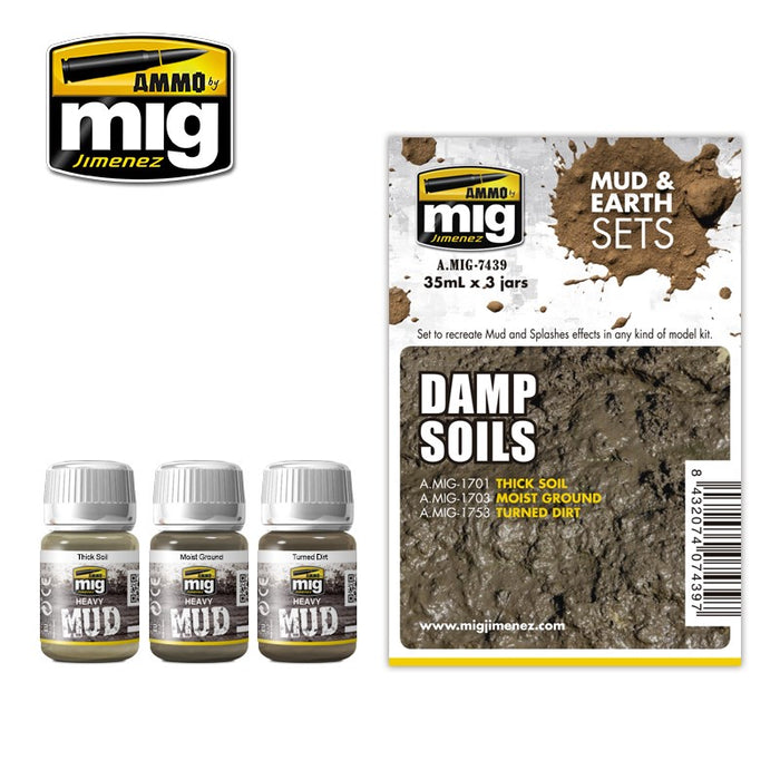 AMMO by Mig Jimenez A.MIG-7439 DAMP SOILS