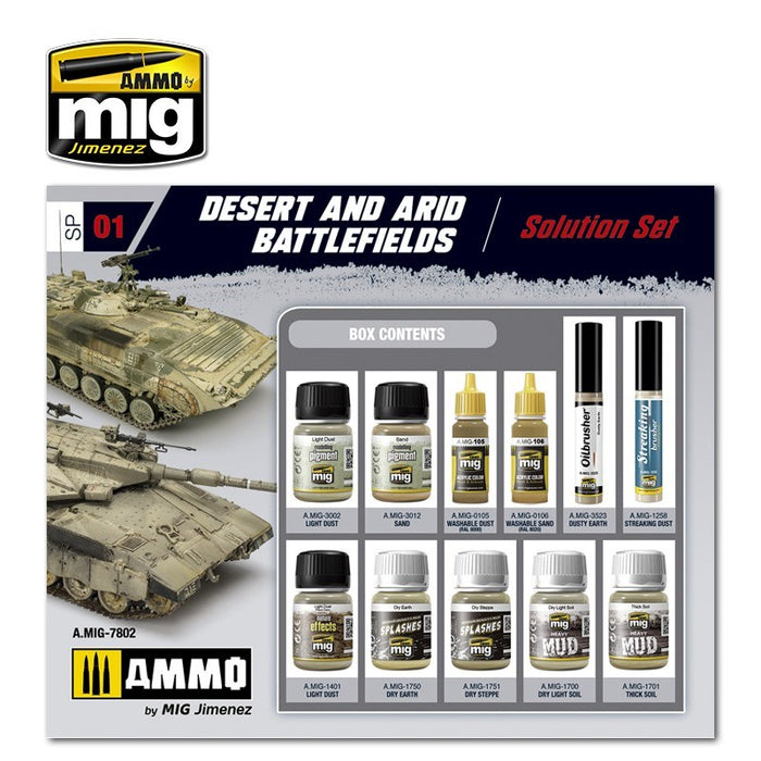 AMMO by Mig Jimenez A.MIG-7802  DESERT & ARID BATTLEFIELDS