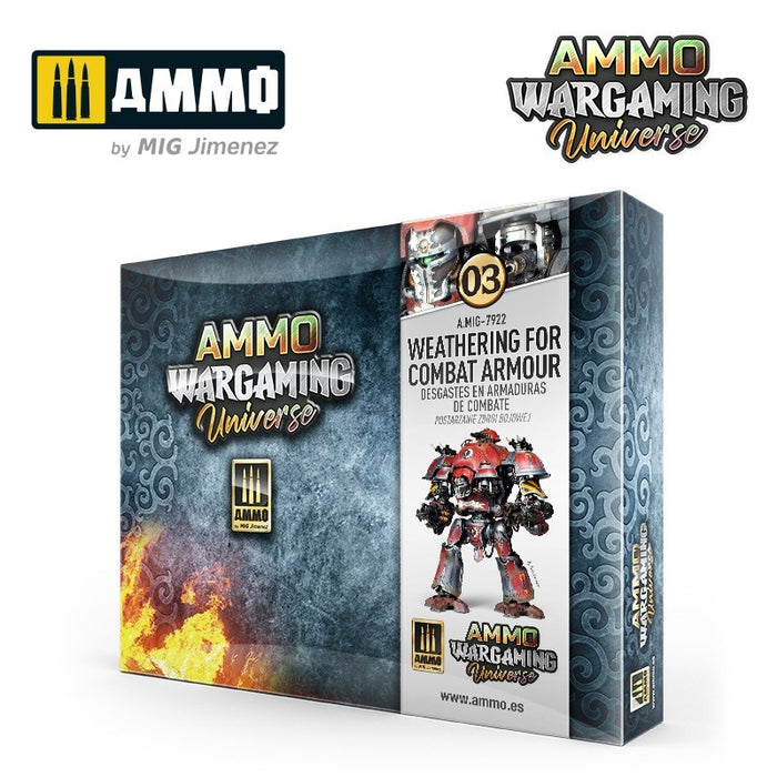 AMMO by Mig Jimenez A.MIG-7922 AMMO WARGAMING UNIVERSE #03 Weathering Combat Armour