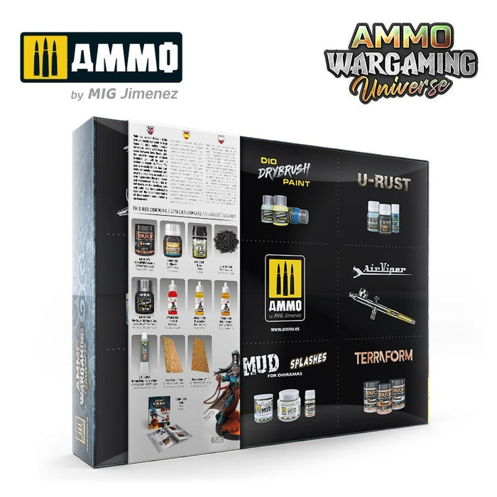 AMMO by Mig Jimenez A.MIG-7923 AMMO WARGAMING UNIVERSE #04 Volcanic Soils