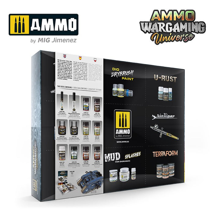 AMMO by Mig Jimenez A.MIG-7925 AMMO WARGAMING UNIVERSE #06 Weathering Combat Vehicles