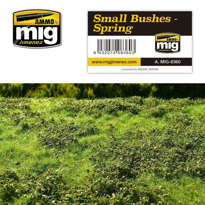 AMMO by Mig Jimenez A.MIG-8360 SMALL BUSHES - SPRING