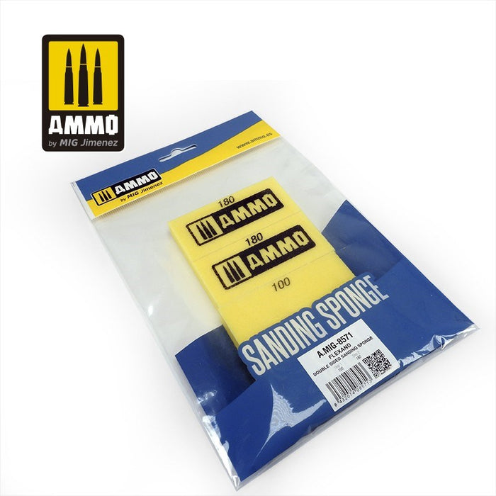 AMMO by Mig Jimenez A.MIG-8571 Flexand Double Sided Sanding Sponge 4 pcs.