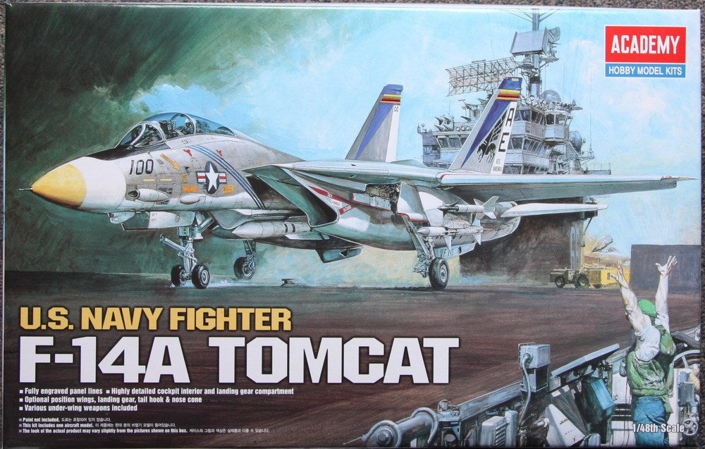 Academy 12253 1/48 F-14A Tomcat - U.S. Navy Fighter