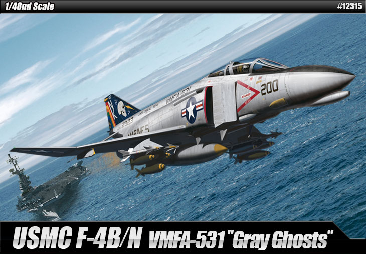 Academy 12315 1/48 USMC F-4B Gray Ghost