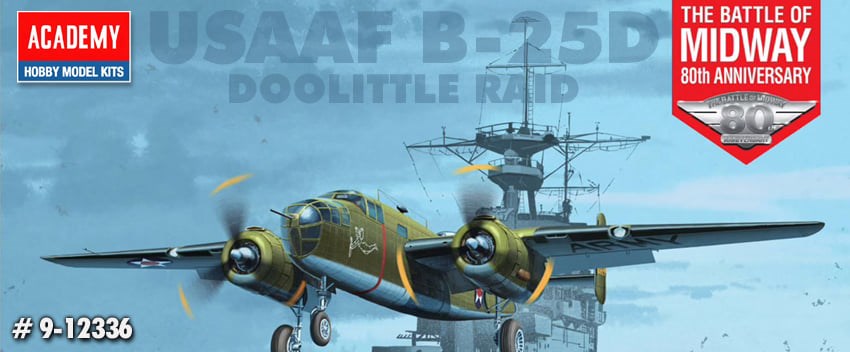 Academy 12336 1/48 B-25B "DOOLITTLE RAID" Battle of Midway