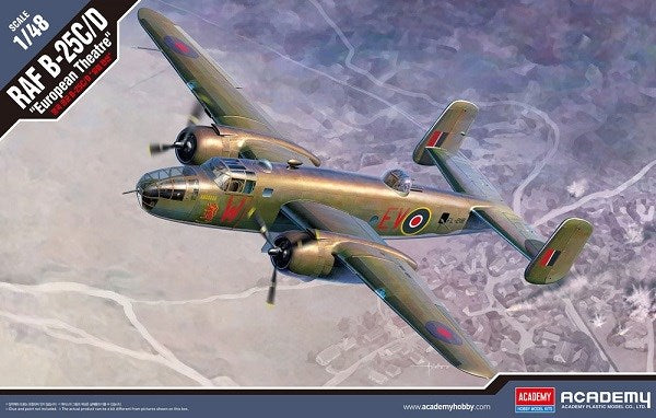 Academy 12339 1/48 RAF B-25C/D "EUROPEAN THEATRE"