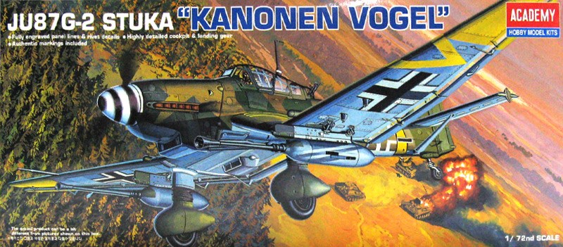 Academy 12404  1/72 JU-87G-2 Stuka Cannon Vogel