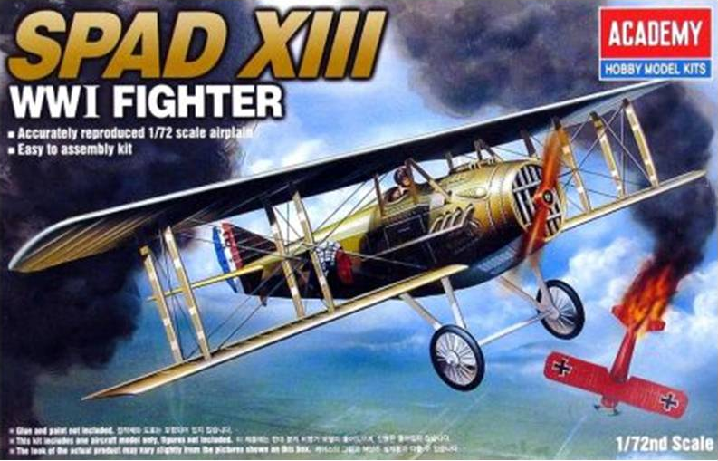 Academy 12446 1/72 SPAD XIII WWI FIGHTER -1623