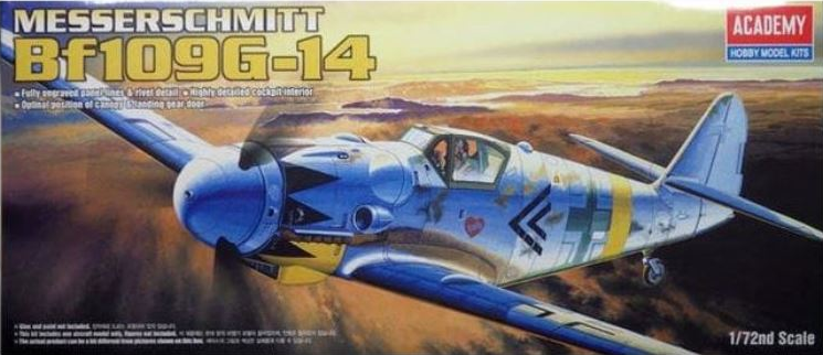 Academy 12454 1/72 MESSERSCHMITT BF109G-14 -1653