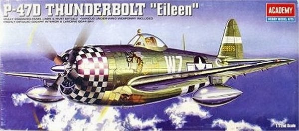 Academy 12474 (2105)1/72 P-47D THUNDERBOLT"EILEEN"