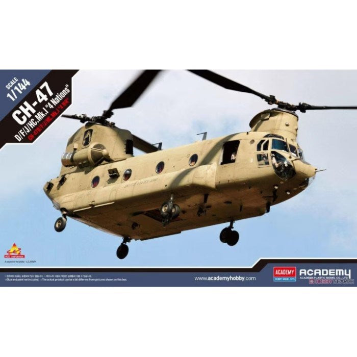 Academy 12624 1/144 CH-47D/F/J/HC.Mk.1 - 4 Nations