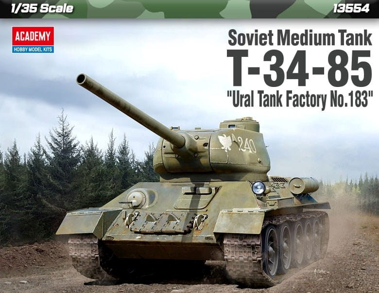 Academy 13554 1/35 SOVIET MED TANK T34/85 URALWWII