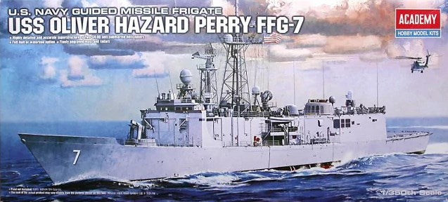 Academy 14102 1/350 USS OLIVER HAZARD PERRY FFG-7