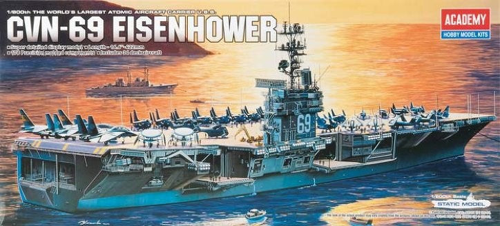 Academy 14212 1/800 USS CVN-69 Eisenhower