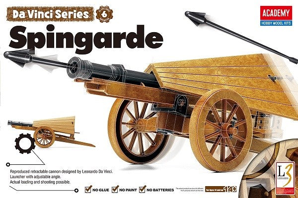 Academy 18142 Spingarde - Da Vinci Series No. 6 (Snap Kit)