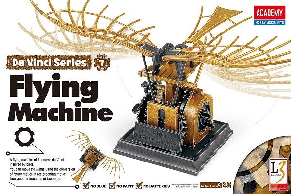 Academy 18146 Flying Machine - Da Vinci Series No. 7 (Snap Kit)
