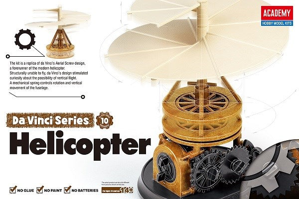 Academy 18159 Helicopter - Da Vinci Series No. 10 (Snap Kit)
