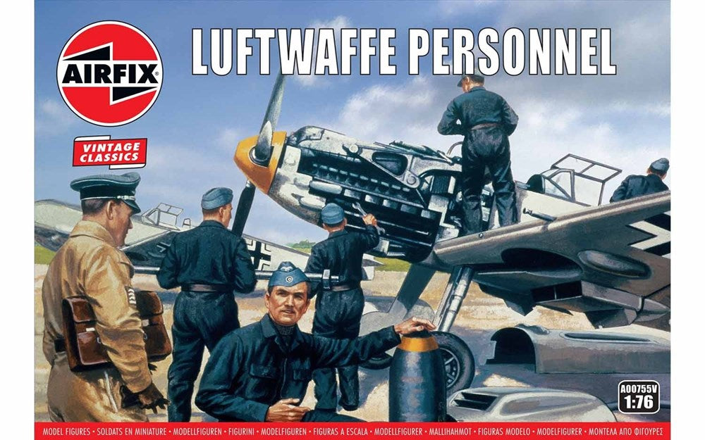 Airfix 00755V 1/76 Vintage Classics: Luftwaffe Personnel