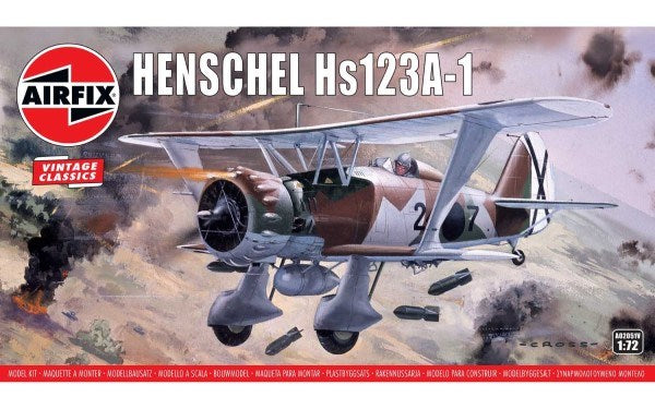 Airfix 02051V 1/72 Vintage Classics: Henschel Hs 123A-1