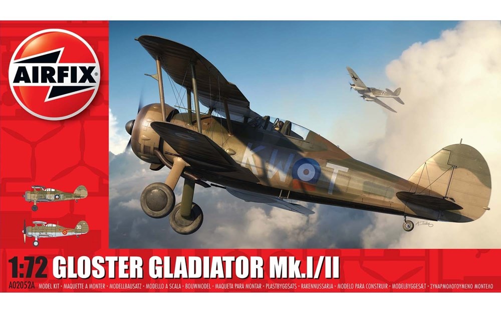 Airfix 02052A 1/72 Gloster Gladiator Mk.I/Mk.II