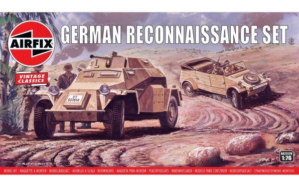 Airfix 02312V 1/76 Vintage Classics: German Reconnaissance Set