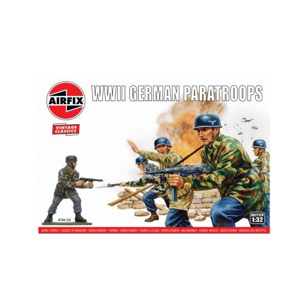 Airfix 02712V 1/32 Vintage Classics: WWII German Paratroops