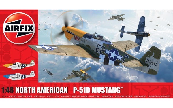 Airfix 05138 1/48 North American P51-D Mustang (Filletless Tails)