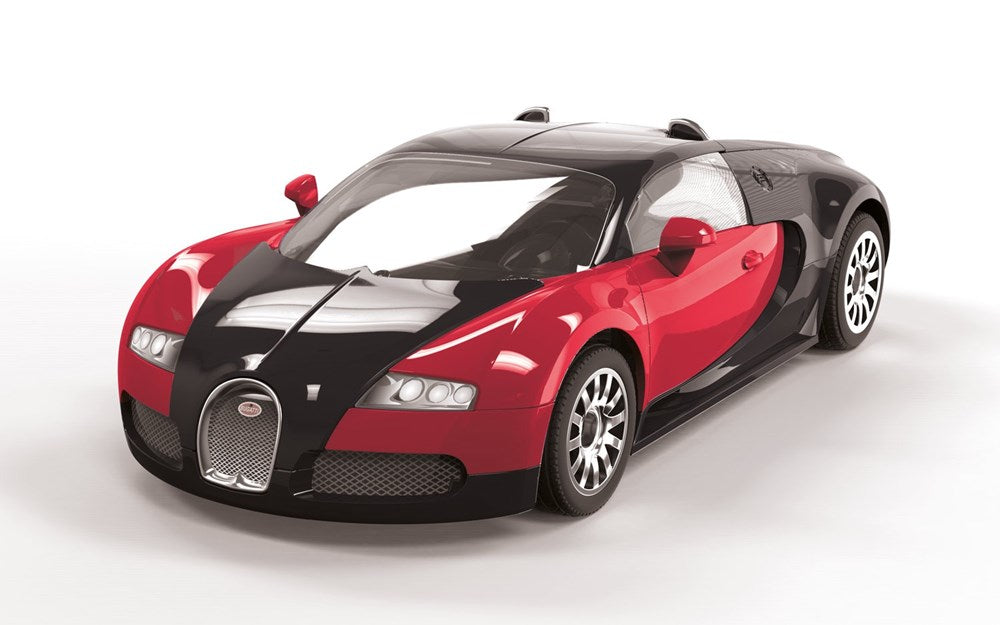 Airfix J6020 QUICK BUILD: Bugatti Veyron 16.4 (Black/Red)