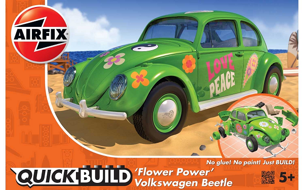 Airfix J6031 QUICK BUILD: 'Flower Power' Volkswagen Beetle