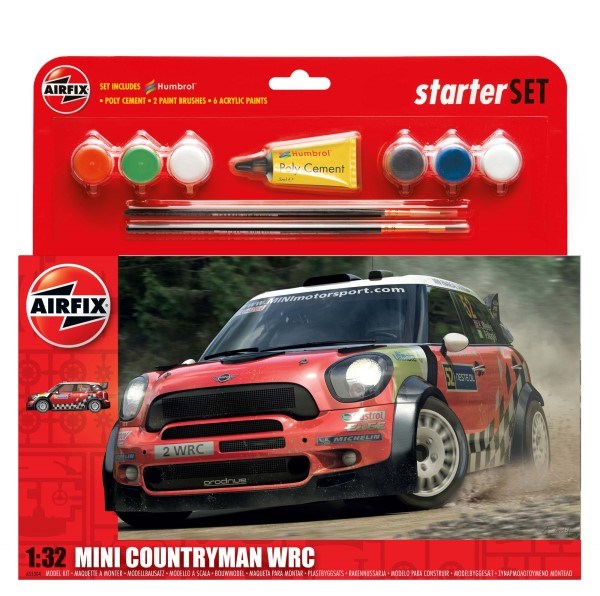 Airfix 55304 1/32 Starter Set: MINI Countryman WRC