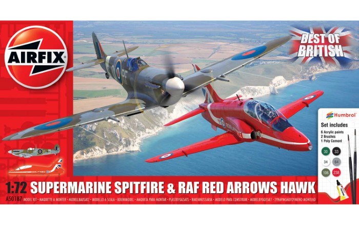 Airfix A50187 1/72 Best of British Spitfire and Hawk