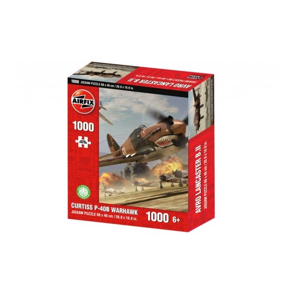 Airfix HVCAX0002 Jigsaw Puzzle: Curtiss P-40B Warhawk (1000pc)