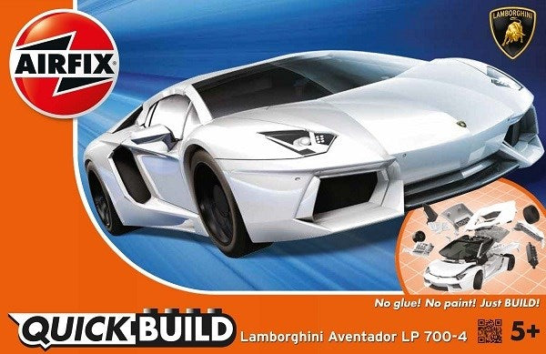Airfix J6019 QUICK BUILD: Lamborghini Aventador LP 700-4 (White)