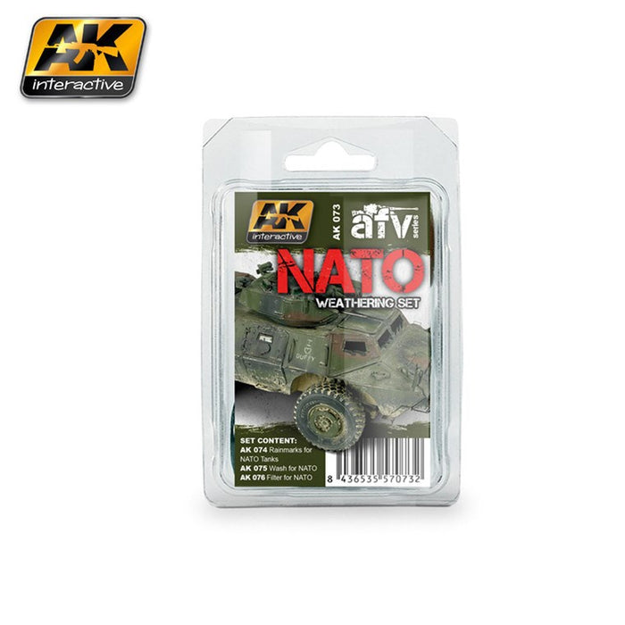 AK Interactive AK073 NATO WEATHERING SET