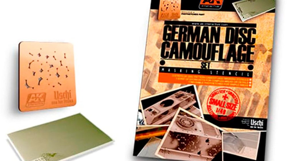 AK Interactive AK158 BOOKS/DVDS - GERMAN CAMO DISC SET 1/48