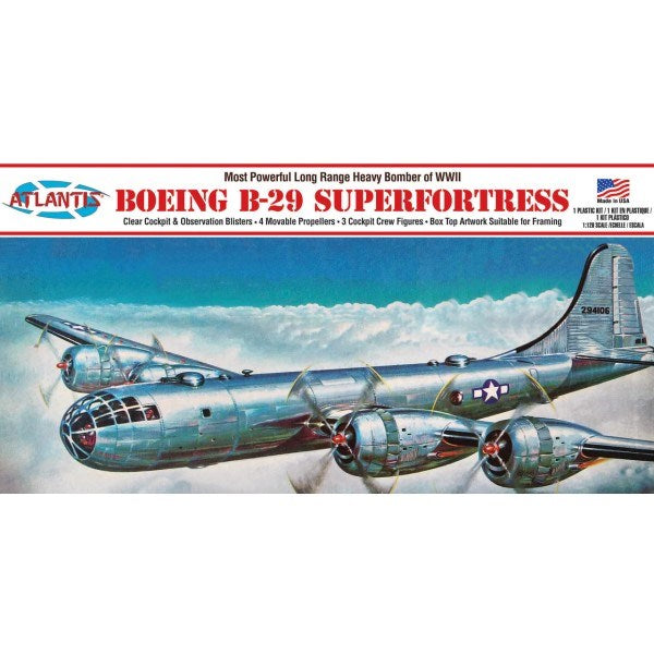 Atlantis Models H208 1/120 Boeing B-29 Superfortress w/Swivel Stand