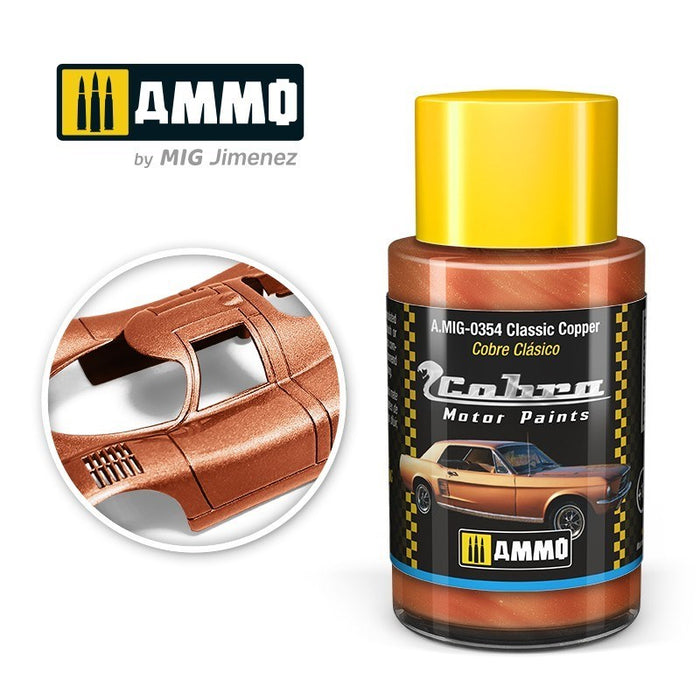 AMMO by Mig Jimenez A.MIG-0354 Cobra Motor Classic Copper Acrylic Paint