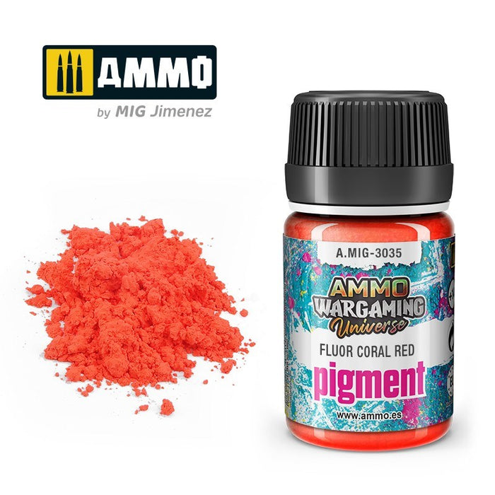 AMMO by Mig Jimenez A.MIG-3035 Pigment Fluor Coral Red