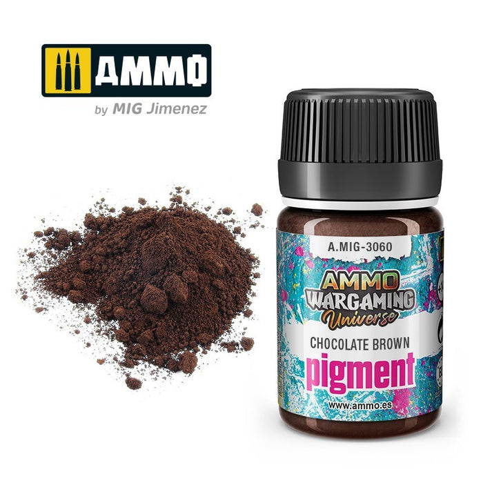 AMMO by Mig Jimenez A.MIG-3060 Pigment Chocolate Brown