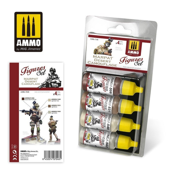 AMMO by Mig Jimenez A.MIG-7048 Marpat Desert Camouflage Figures Set