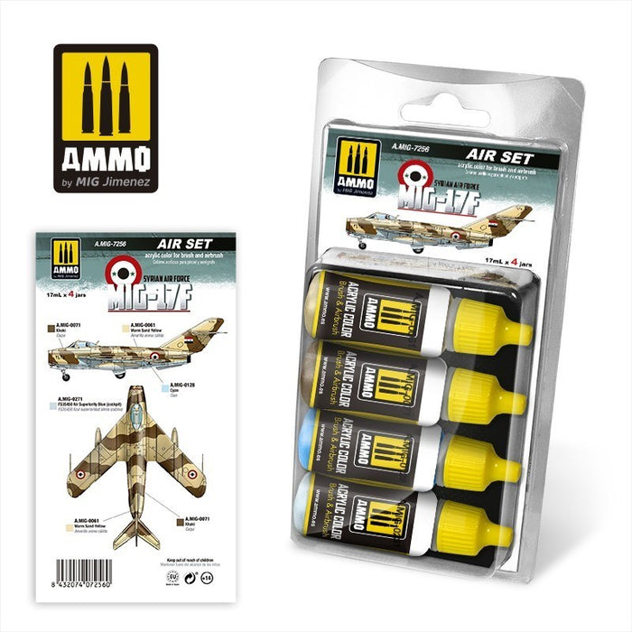 AMMO by Mig Jimenez A.MIG-7256 MIG-17F SyrianAir Force Set