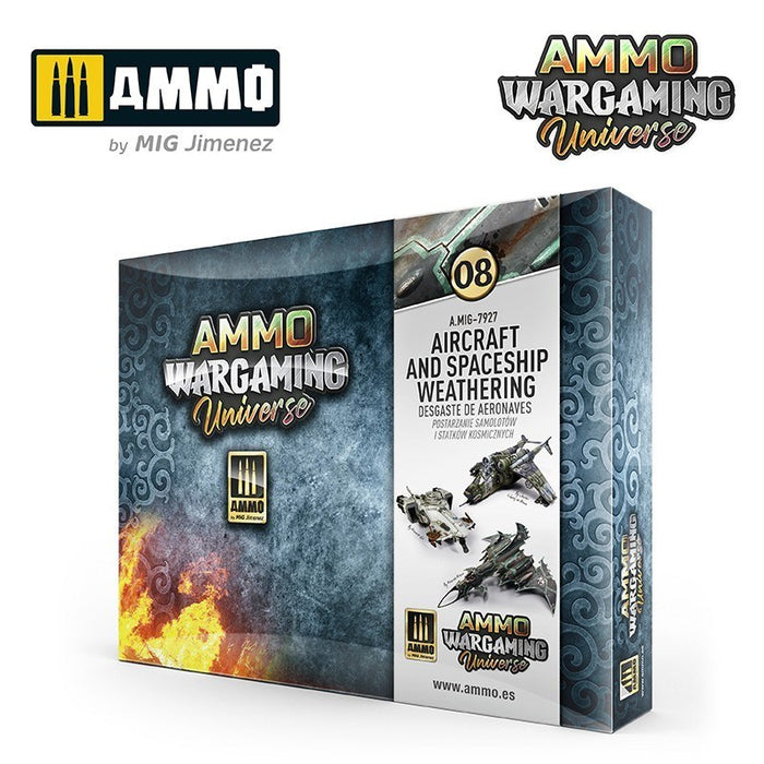 AMMO by Mig Jimenez A.MIG-7927 Wargamming Universe 08 Aircraft and Spaceship Weathering