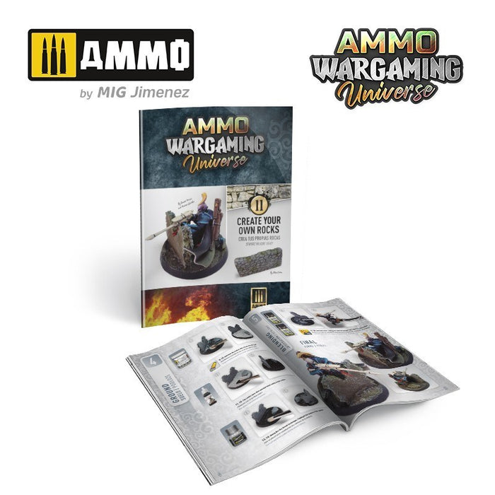 AMMO by Mig Jimenez A.MIG-7930 Wargamming Universe 11 Create your Own Rocks