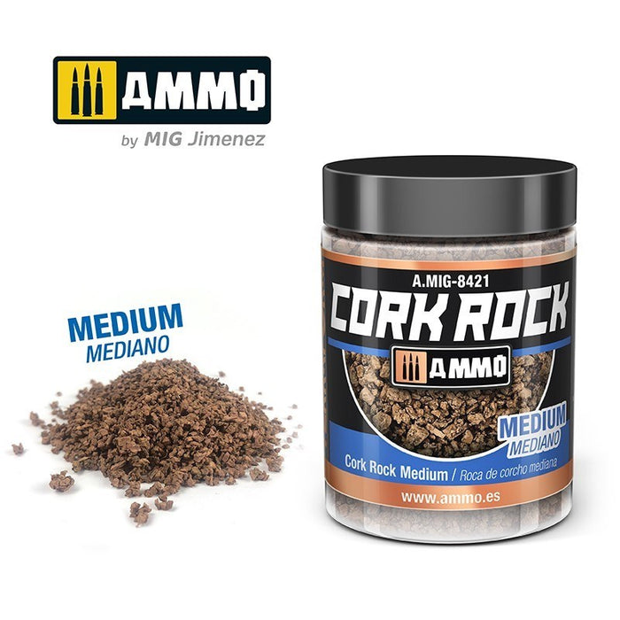 AMMO by Mig Jimenez A.MIG-8421 Terraform Cork Rock Medium Jar 100ml