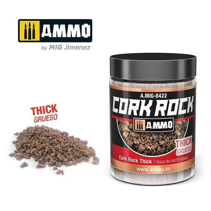 AMMO by Mig Jimenez A.MIG-8422 Terraform Cork Rock Thick Jar 100ml