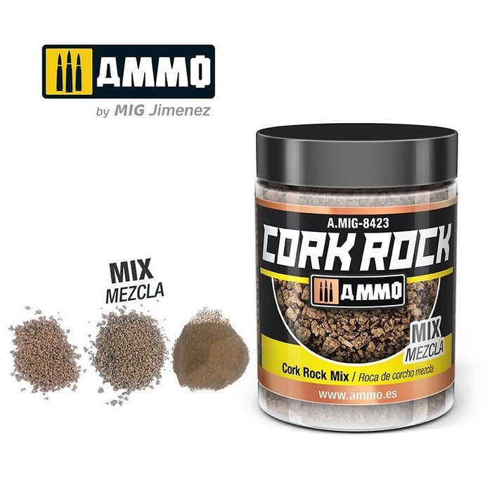 AMMO by Mig Jimenez A.MIG-8423 Terraform Cork Rock Mix Jar 100ml
