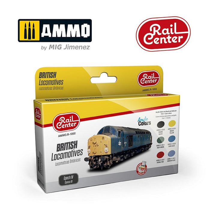 AMMO by Mig Jimenez AMMO.R-1002 British Locomotives Epoch IV